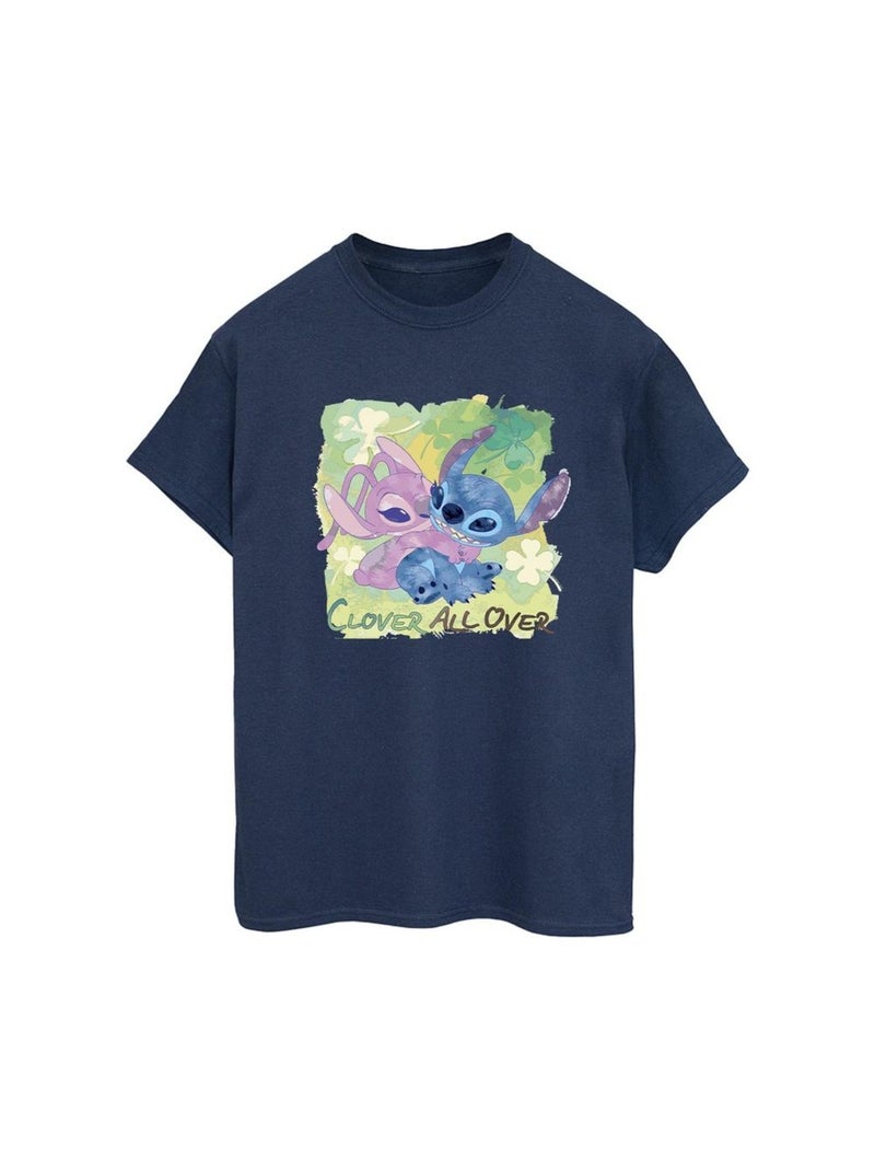 Disney - T-shirt ST PATRICK'S DAY Bleu marine - Kiabi