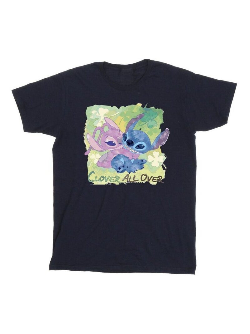 Disney - T-shirt ST PATRICK'S DAY Bleu marine - Kiabi
