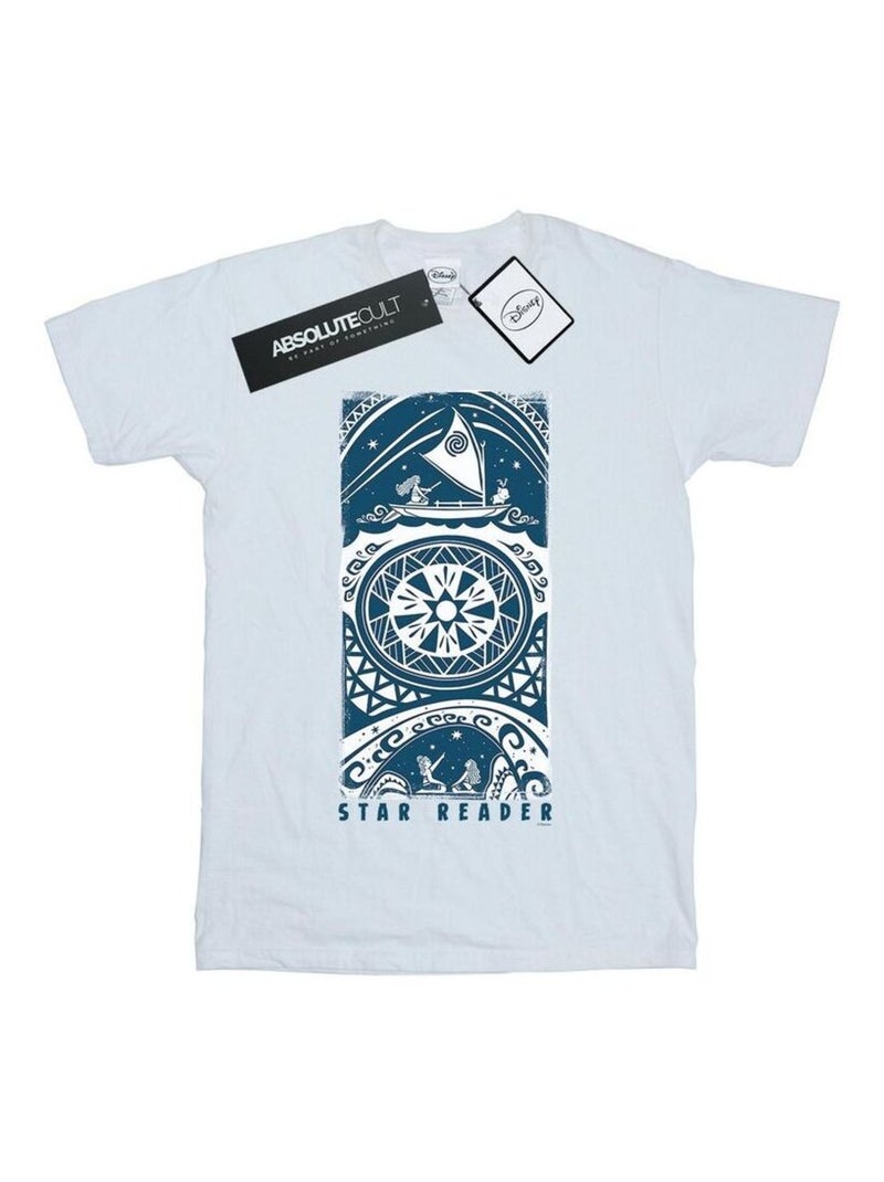 Disney - T-shirt STAR READER Blanc - Kiabi