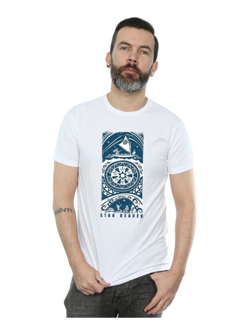 Disney - T-shirt STAR READER Blanc - Kiabi