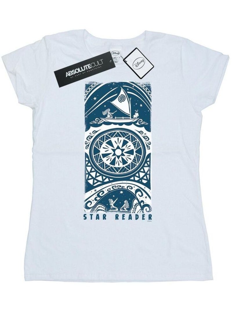 Disney - T-shirt STAR READER Blanc - Kiabi