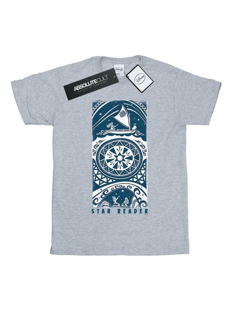 Disney - T-shirt STAR READER Gris chiné - Kiabi