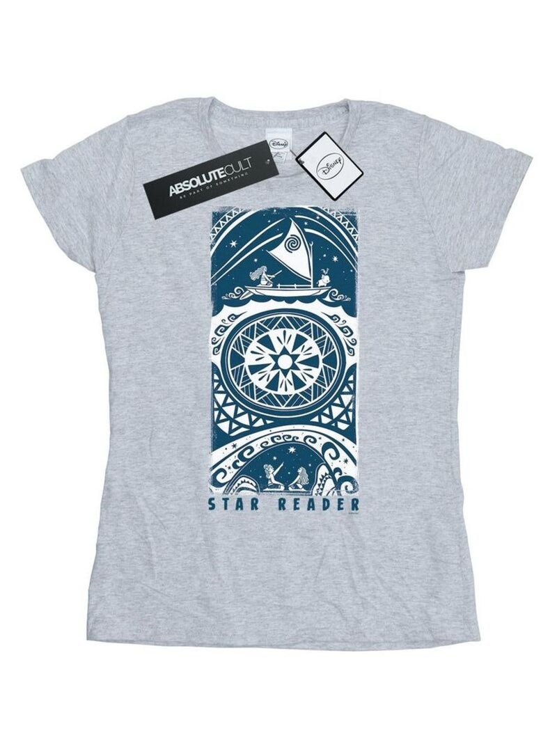 Disney - T-shirt STAR READER Gris chiné - Kiabi