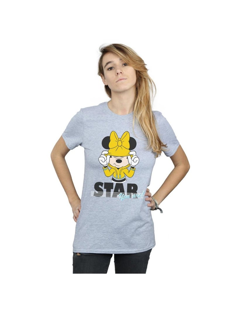 Disney - T-shirt STAR YOU ARE Gris chiné - Kiabi
