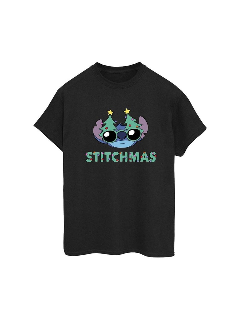 Disney - T-shirt STITCHMAS Noir - Kiabi