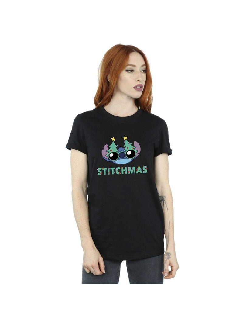 Disney - T-shirt STITCHMAS Noir - Kiabi