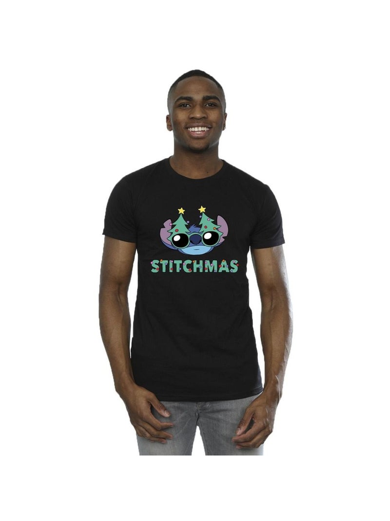 Disney - T-shirt STITCHMAS Noir - Kiabi