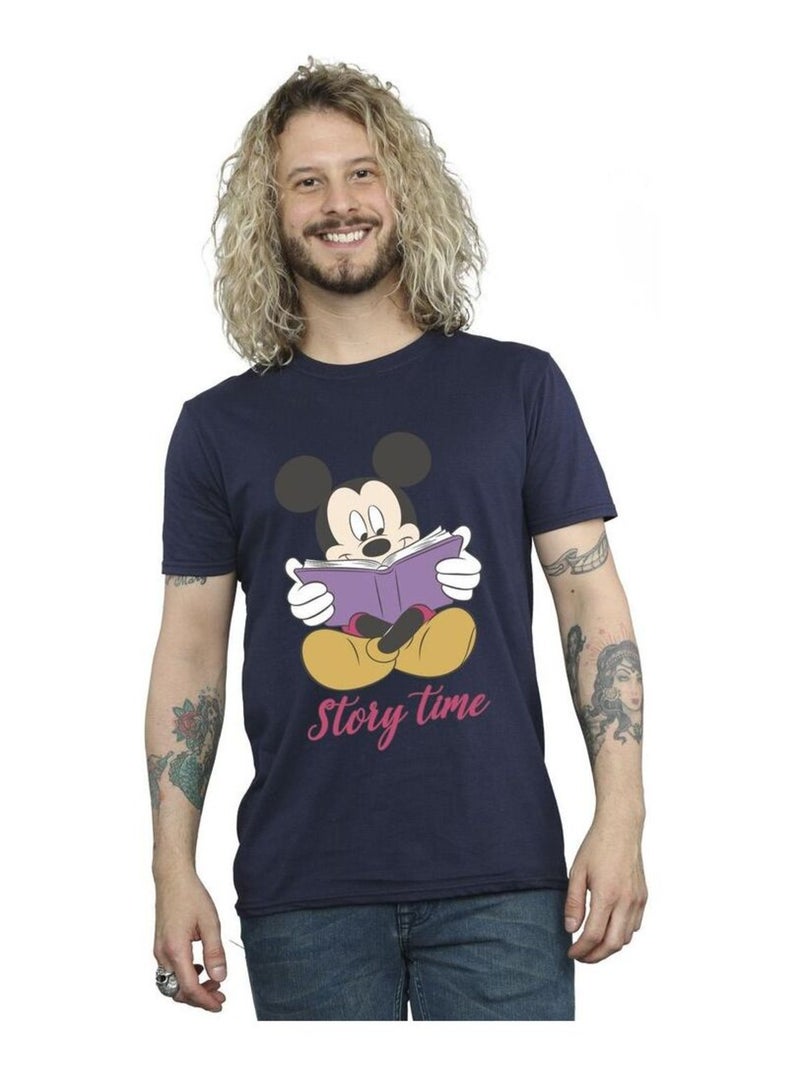 Disney - T-shirt STORY TIME Bleu marine - Kiabi
