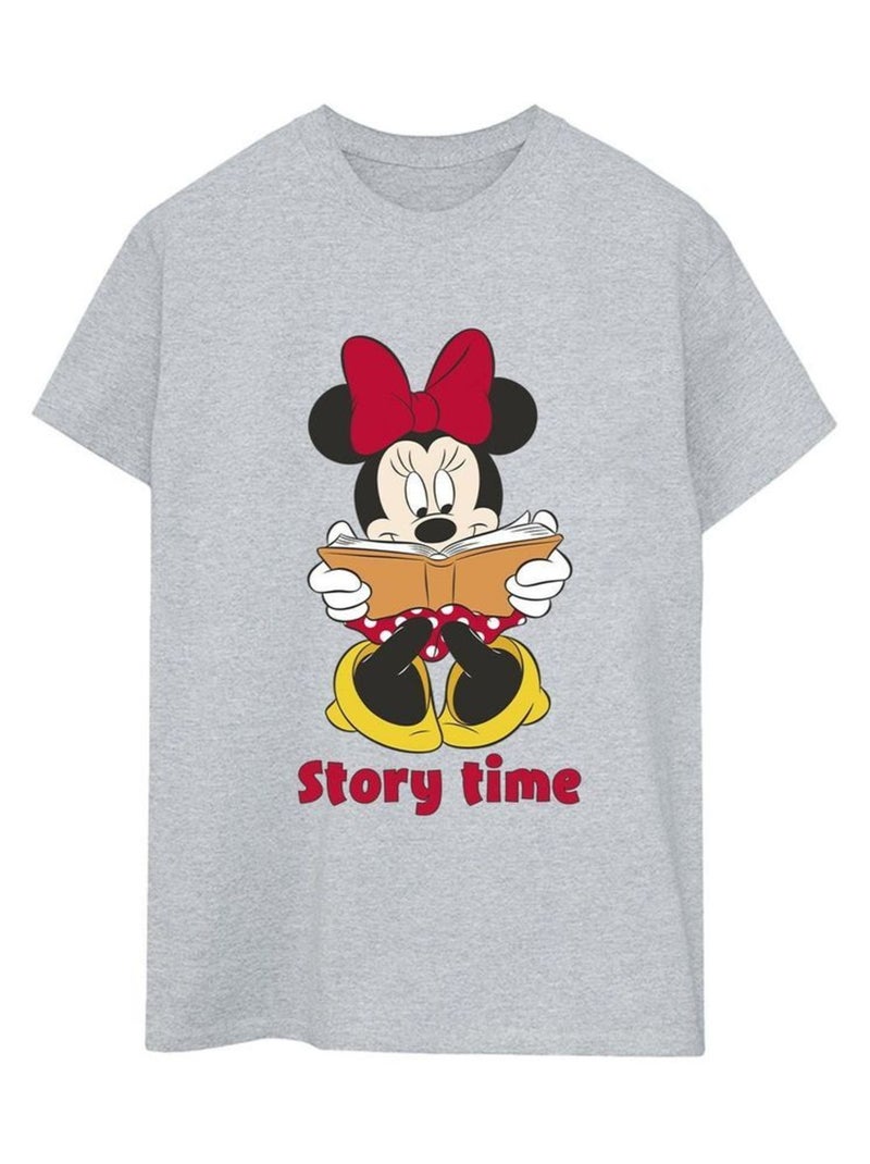 Disney - T-shirt STORY TIME Gris chiné - Kiabi
