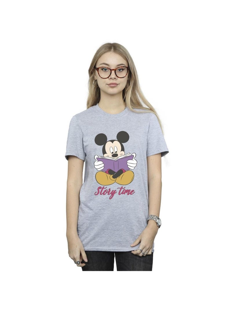 Disney - T-shirt STORY TIME Gris chiné - Kiabi