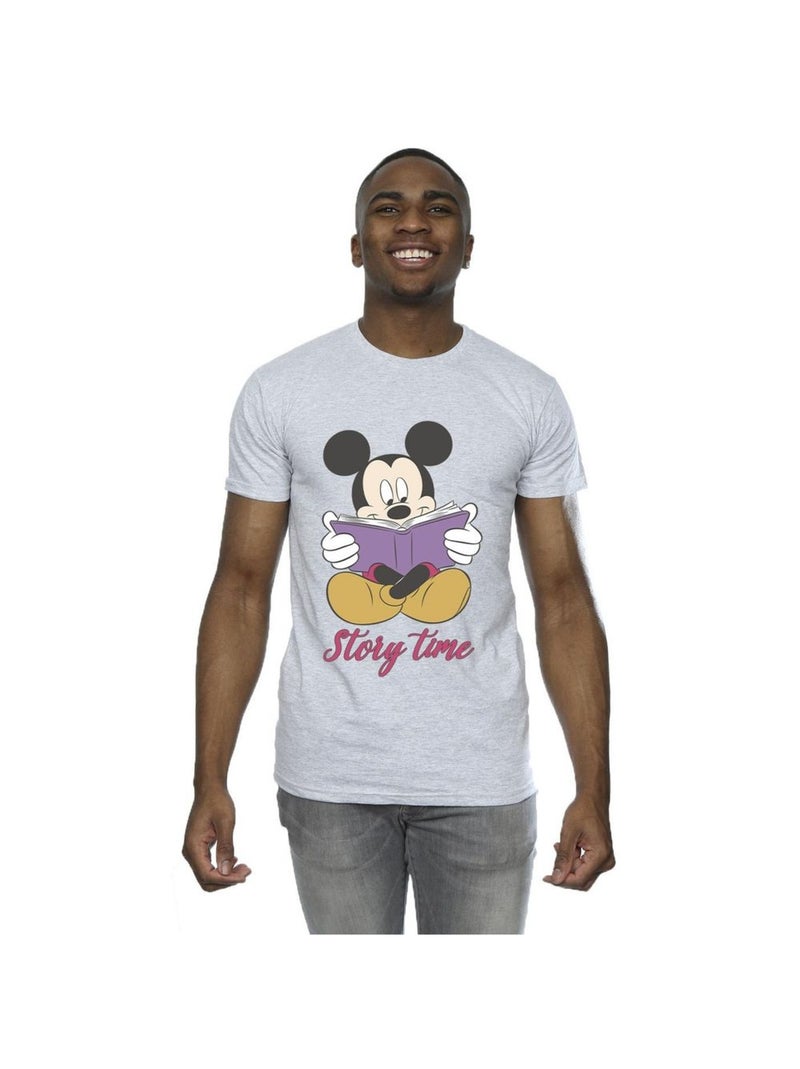 Disney - T-shirt STORY TIME Gris chiné - Kiabi