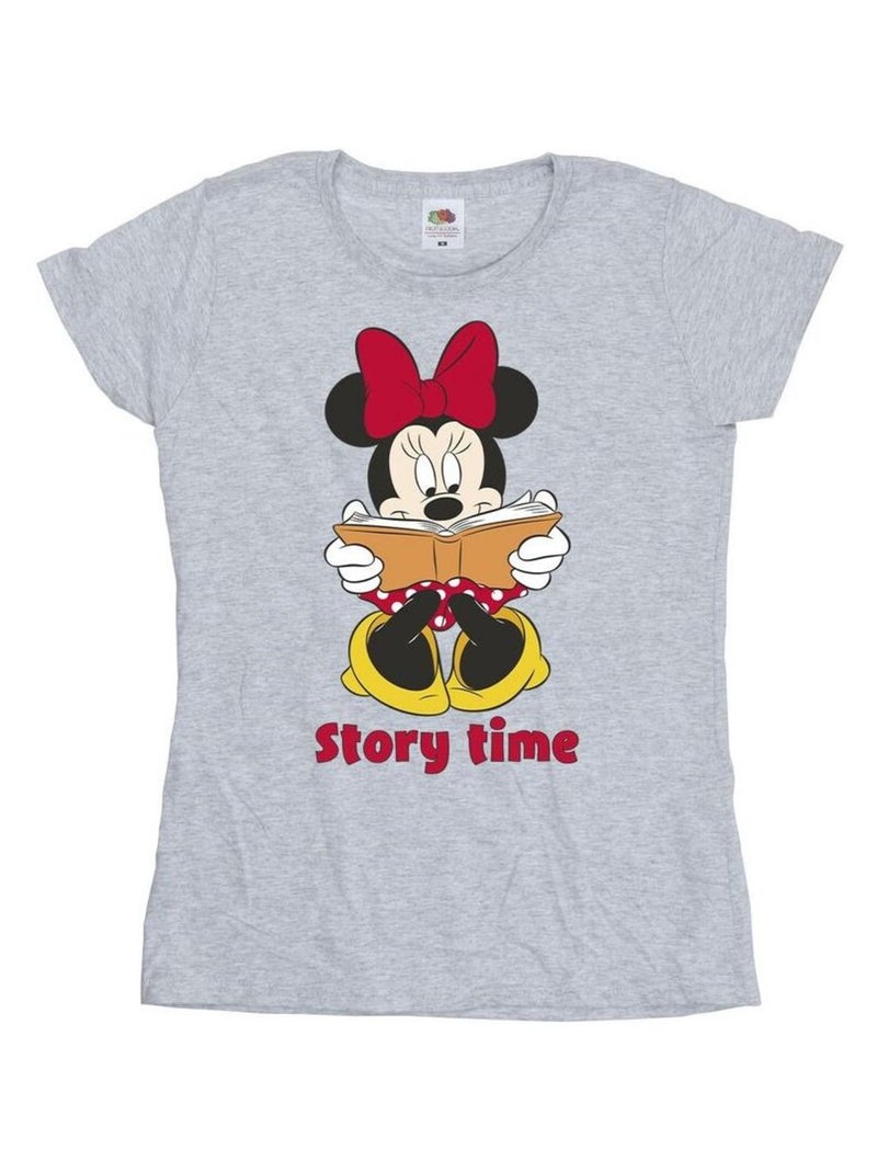 Disney - T-shirt STORY TIME Gris chiné - Kiabi