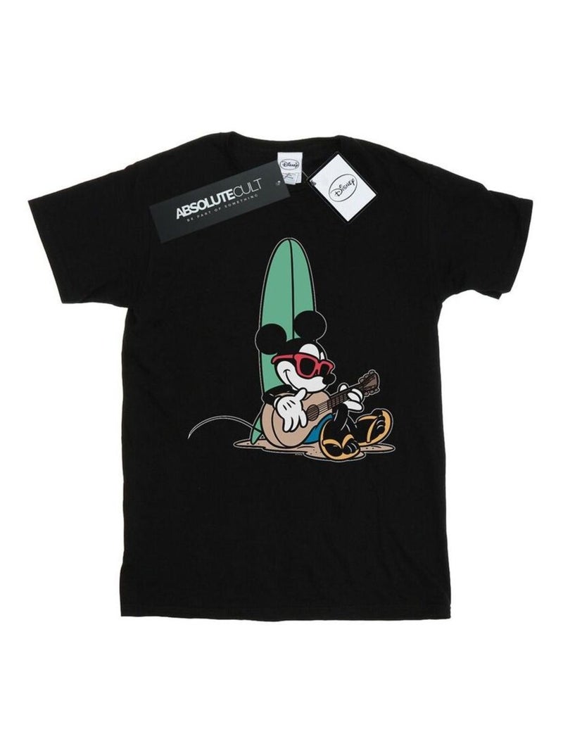 Disney - T-shirt SURF AND CHILL Noir - Kiabi