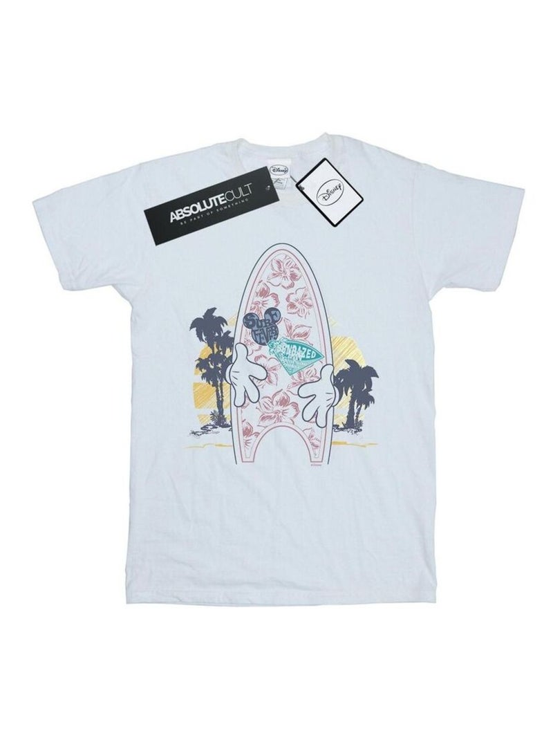 Disney - T-shirt SURF FEVER Blanc - Kiabi