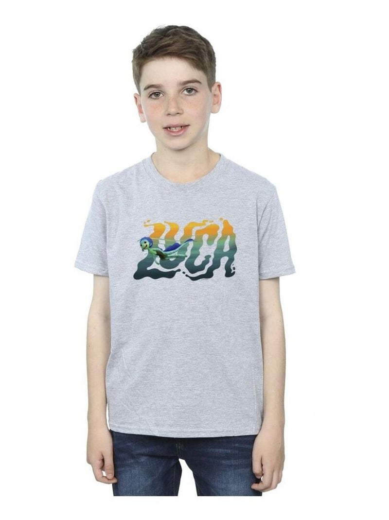 Disney - T-shirt SWIM Gris chiné - Kiabi
