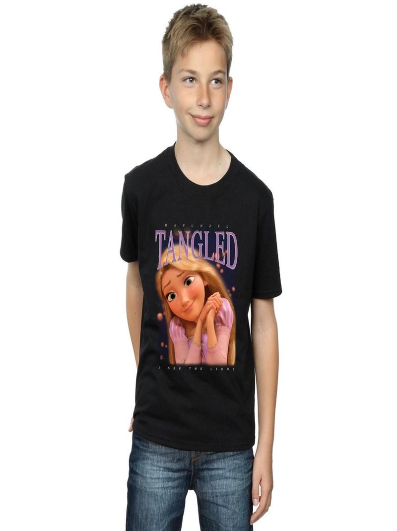 Disney - T-shirt TANGLED Noir - Kiabi