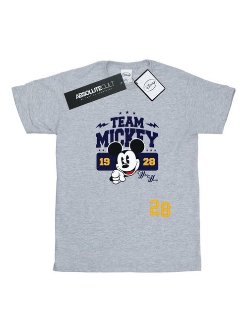 Disney - T-shirt TEAM MICKEY - Kiabi Disney - T-shirt TEAM MICKEY - Kiabi