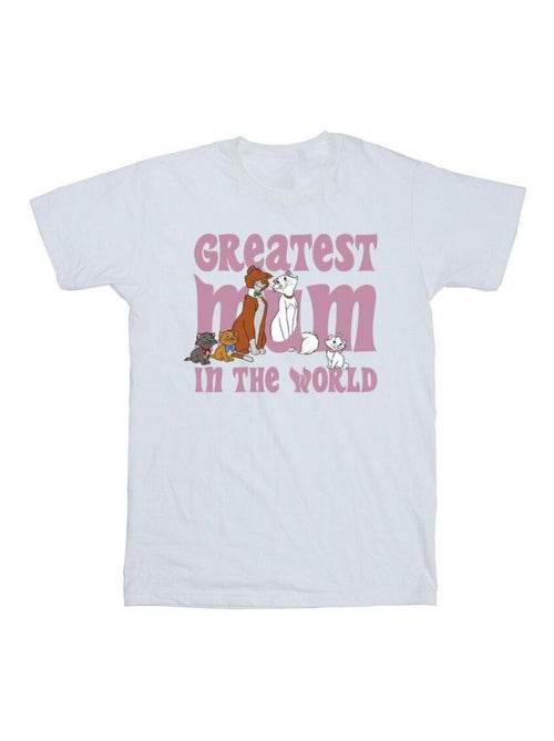 Disney - T-shirt THE ARISTOCATS GREATEST MUM - Kiabi Disney - T-shirt THE ARISTOCATS GREATEST MUM - Kiabi