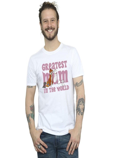 Disney - T-shirt THE ARISTOCATS GREATEST MUM - Kiabi Disney - T-shirt THE ARISTOCATS GREATEST MUM - Kiabi