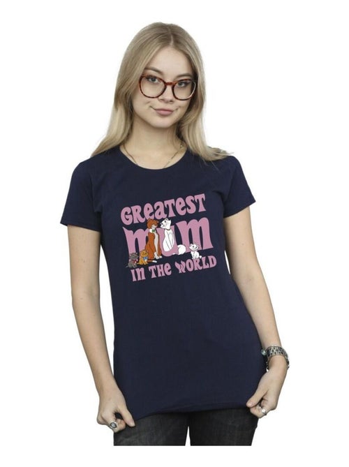 Disney - T-shirt THE ARISTOCATS GREATEST MUM - Kiabi Disney - T-shirt THE ARISTOCATS GREATEST MUM - Kiabi