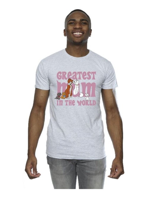 Disney - T-shirt THE ARISTOCATS GREATEST MUM - Kiabi Disney - T-shirt THE ARISTOCATS GREATEST MUM - Kiabi