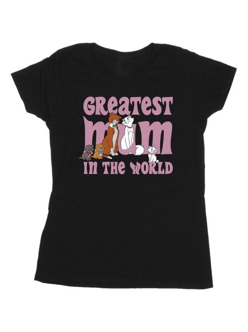 Disney - T-shirt THE ARISTOCATS GREATEST MUM - Kiabi Disney - T-shirt THE ARISTOCATS GREATEST MUM - Kiabi