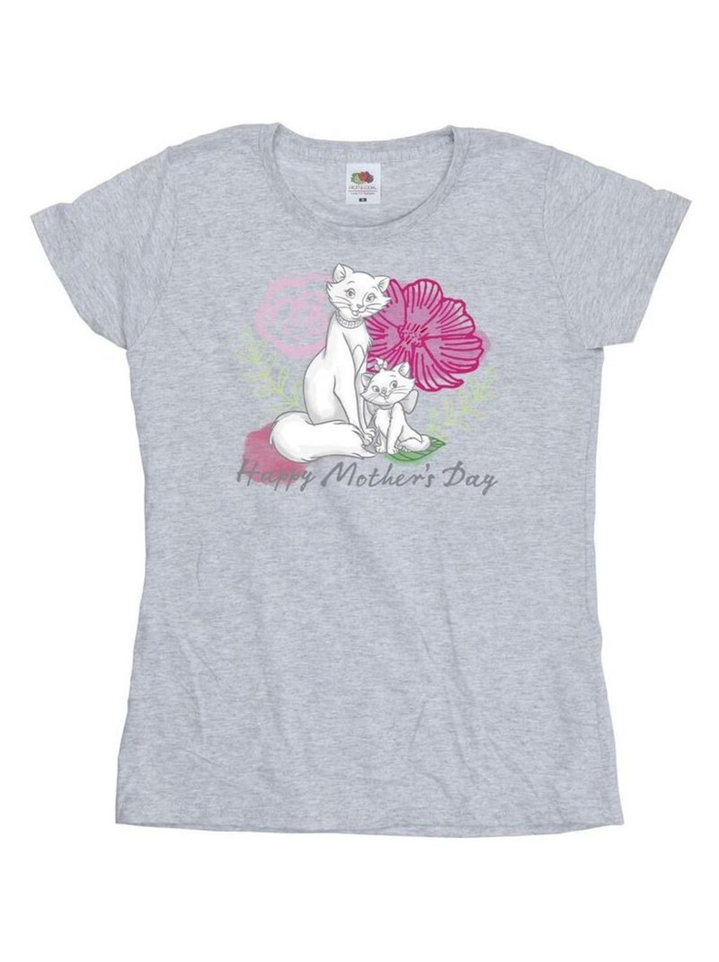 Disney - T-shirt THE ARISTOCATS Gris chiné - Kiabi