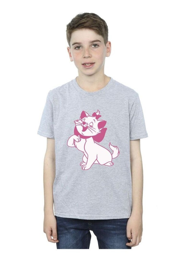 Disney - T-shirt THE ARISTOCATS Gris chiné - Kiabi