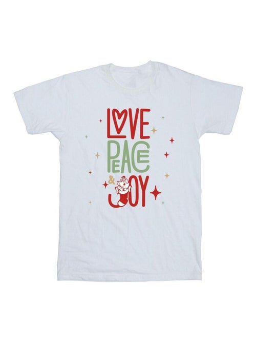 Disney - T-shirt THE ARISTOCATS LOVE PEACE JOY - Kiabi
