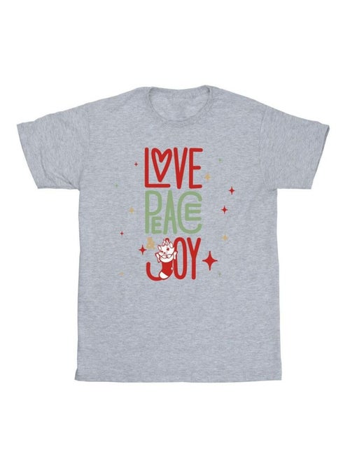 Disney - T-shirt THE ARISTOCATS LOVE PEACE JOY - Kiabi