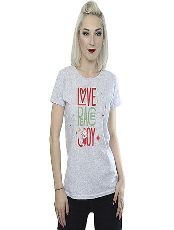 Disney - T-shirt THE ARISTOCATS LOVE PEACE JOY