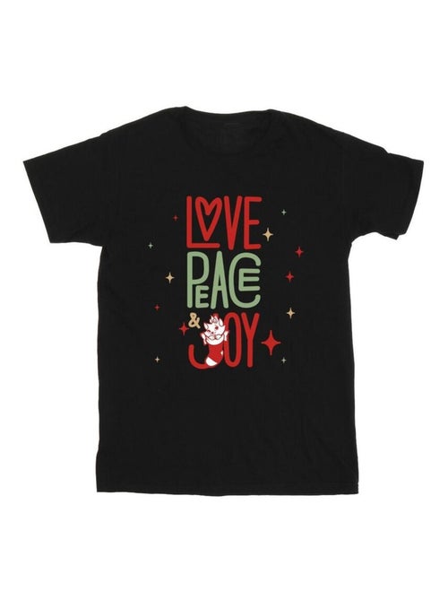 Disney - T-shirt THE ARISTOCATS LOVE PEACE JOY - Kiabi