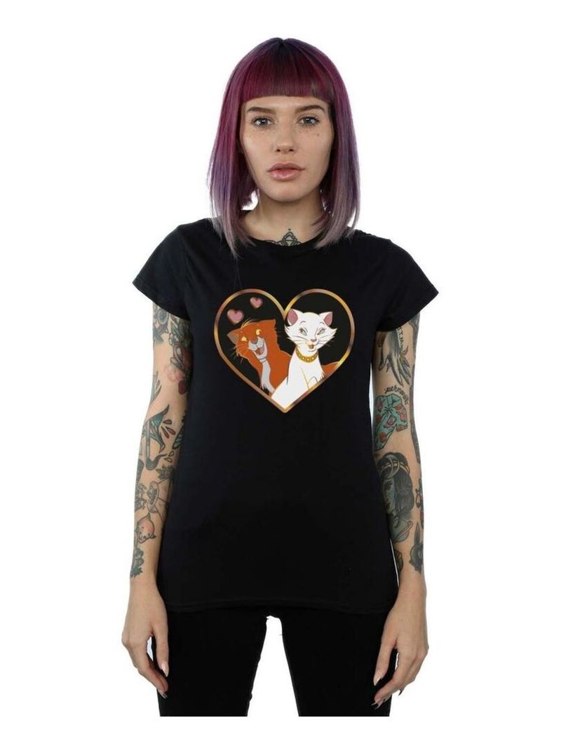 Disney - T-shirt THE ARISTOCATS Noir - Kiabi