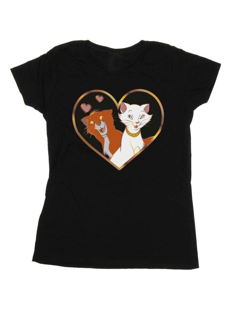 Disney - T-shirt THE ARISTOCATS Noir - Kiabi