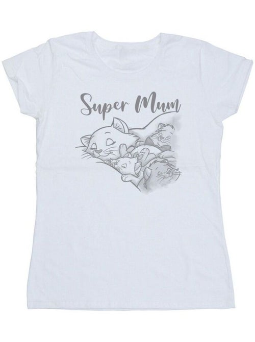 Disney - T-shirt THE ARISTOCATS SUPER MUM - Kiabi Disney - T-shirt THE ARISTOCATS SUPER MUM - Kiabi