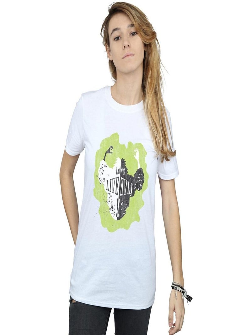 Disney - T-shirt THE DESCENDANTS LONG LIVE Blanc - Kiabi