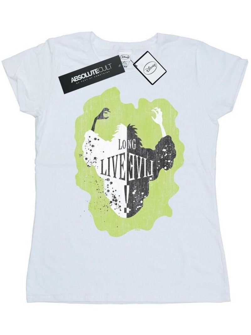 Disney - T-shirt THE DESCENDANTS LONG LIVE Blanc - Kiabi