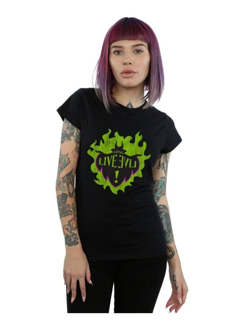 Disney - T-shirt THE DESCENDANTS LONG LIVE Noir - Kiabi