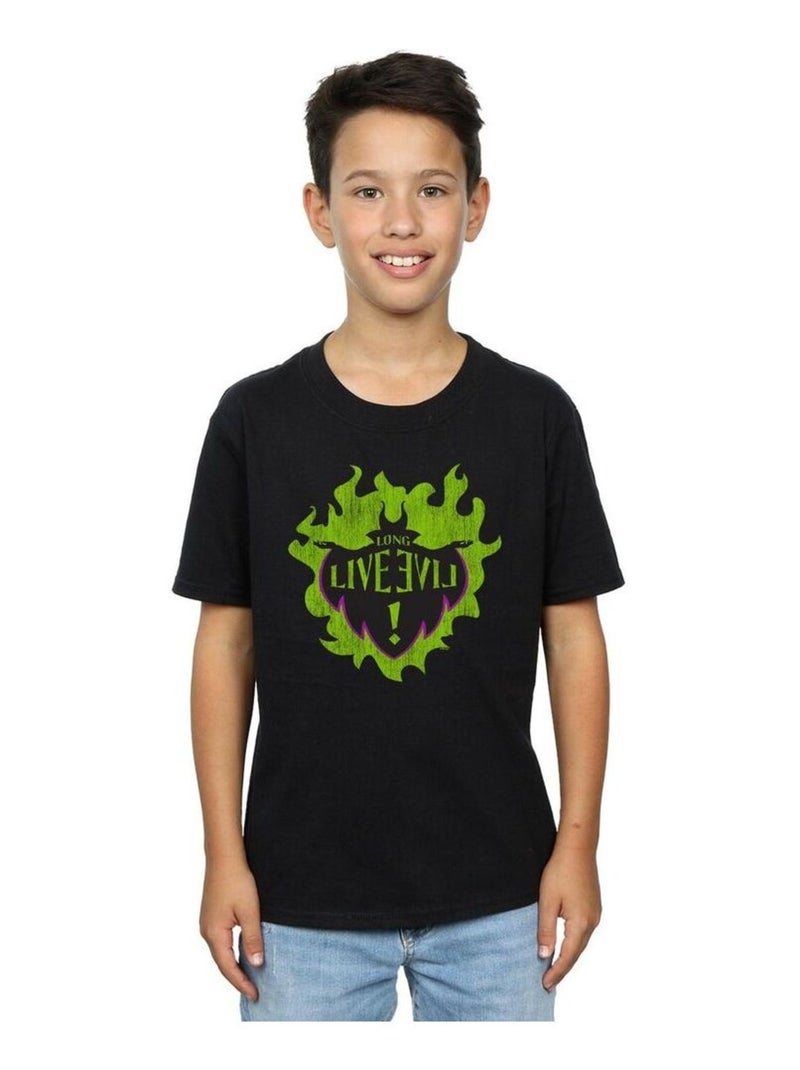 Disney - T-shirt THE DESCENDANTS LONG LIVE Noir - Kiabi