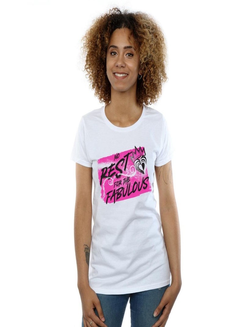 Disney - T-shirt THE DESCENDANTS NO REST Blanc - Kiabi