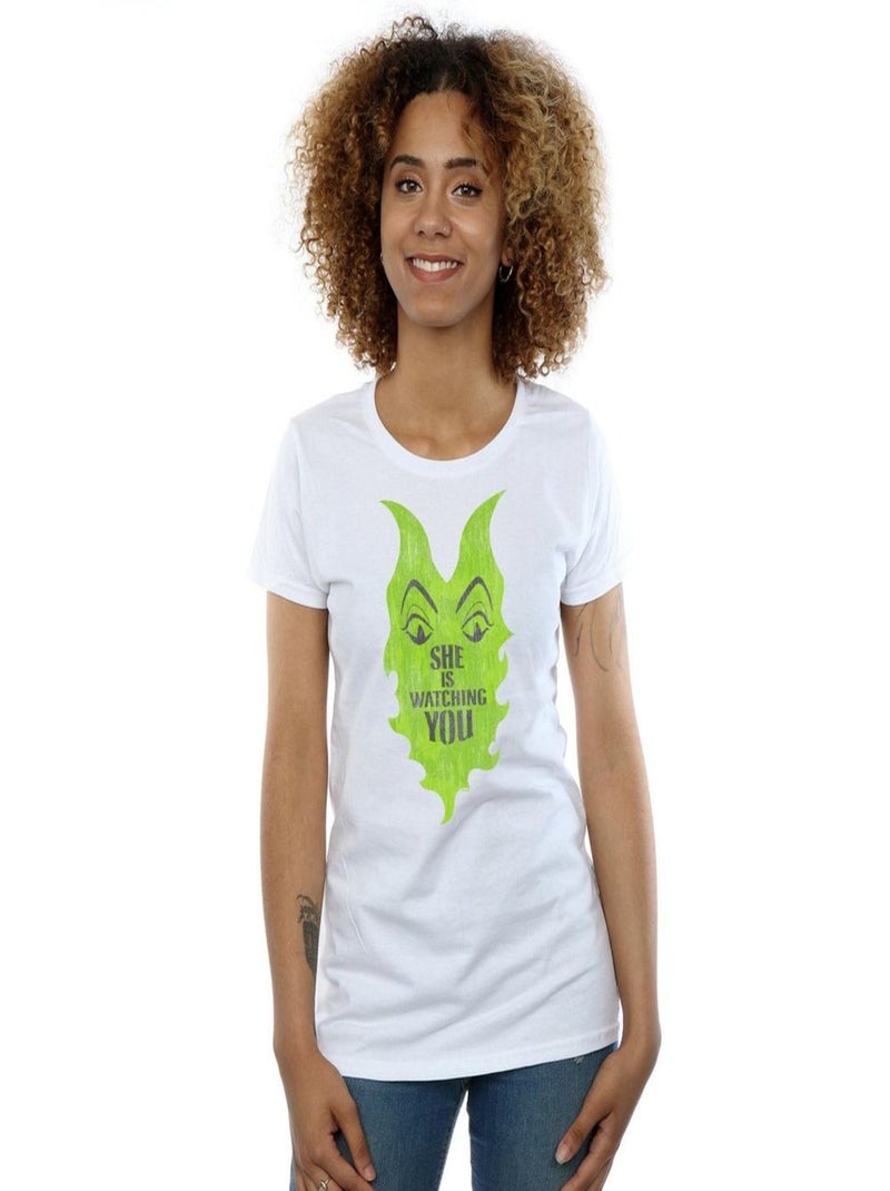 Disney - T-shirt THE DESCENDANTS SHE IS WATCHING Blanc - Kiabi