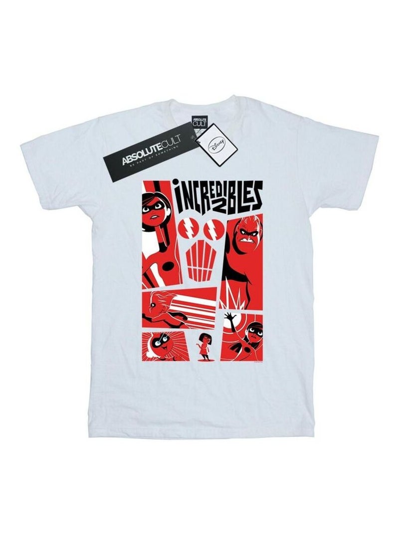 Disney - T-shirt THE INCREDIBLES Blanc - Kiabi