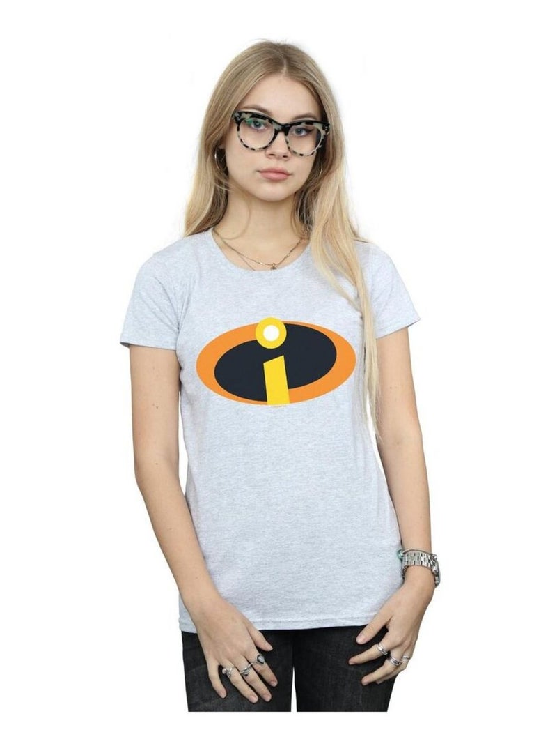 Disney - T-shirt THE INCREDIBLES Gris chiné - Kiabi