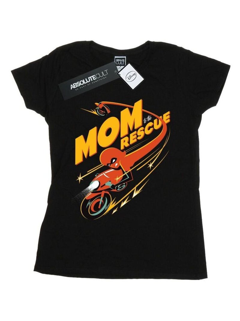 Disney - T-shirt THE INCREDIBLES MOM TO THE RESCUE Noir - Kiabi