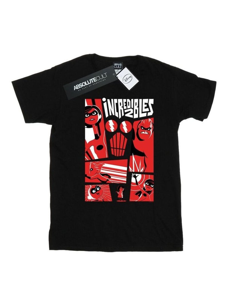 Disney - T-shirt THE INCREDIBLES Noir - Kiabi