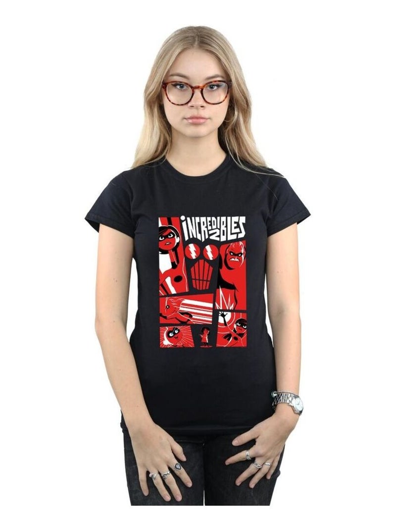Disney - T-shirt THE INCREDIBLES Noir - Kiabi