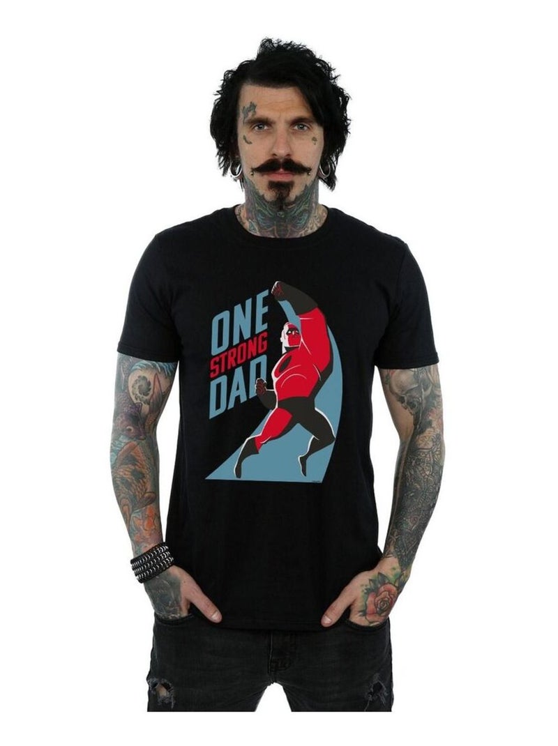Disney - T-shirt THE INCREDIBLES ONESTRONG DAD Noir - Kiabi