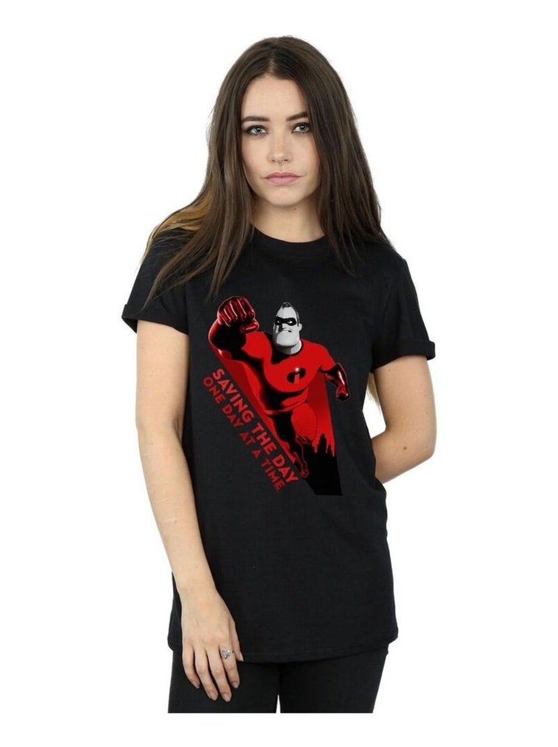 Disney - T-shirt THE INCREDIBLES SAVING THE DAY Noir - Kiabi