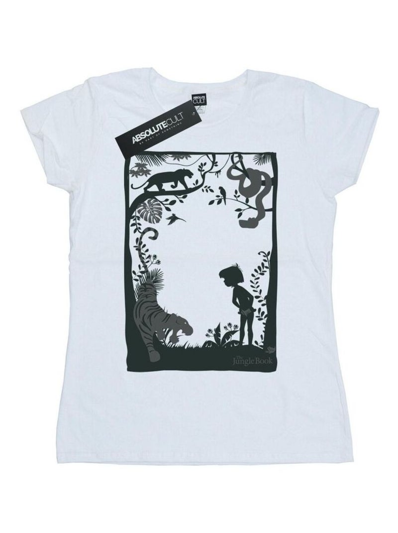 Disney - T-shirt THE JUNGLE BOOK Blanc - Kiabi