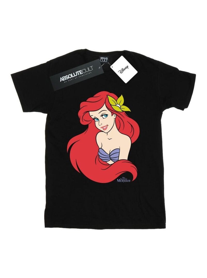 Disney - T-shirt THE La Petite Sirène Noir - Kiabi